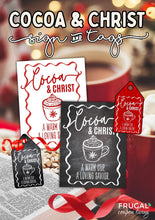 Load image into Gallery viewer, Cocoa and Christ Hot Chocolate Gift Tag Set