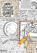 Load image into Gallery viewer, Thanksgiving Coloring Placemats