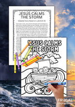 Load image into Gallery viewer, Jesus Calms the Storm Story Craft