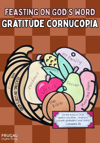 Gratitude Cornucopia Craft