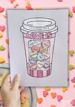 Load image into Gallery viewer, &quot;Love is...&quot;  1 Corinthians 13 Cup Craft