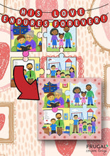 Load image into Gallery viewer, God's Love Puzzle Craft Bulletin Board