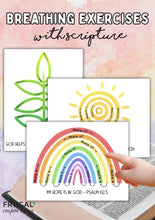 Load image into Gallery viewer, Christian Breathing Exercise Cards
