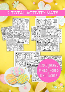 Easter Activity Sheets Placemats