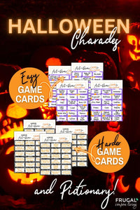 Halloween Charades & Pictionary Words