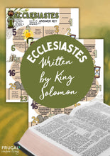 Load image into Gallery viewer, Ecclesiastes Bible Scavenger Hunt