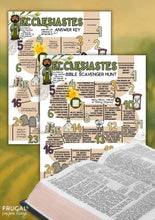 Load image into Gallery viewer, Ecclesiastes Bible Scavenger Hunt