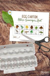 Egg Carton Scavenger Hunt