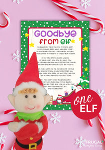 Goodbye Elf Letter