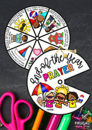 End-of-the-Year Prayer Wheel Craft for Kids