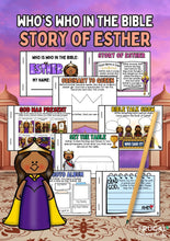 Load image into Gallery viewer, Esther Bible Character Book