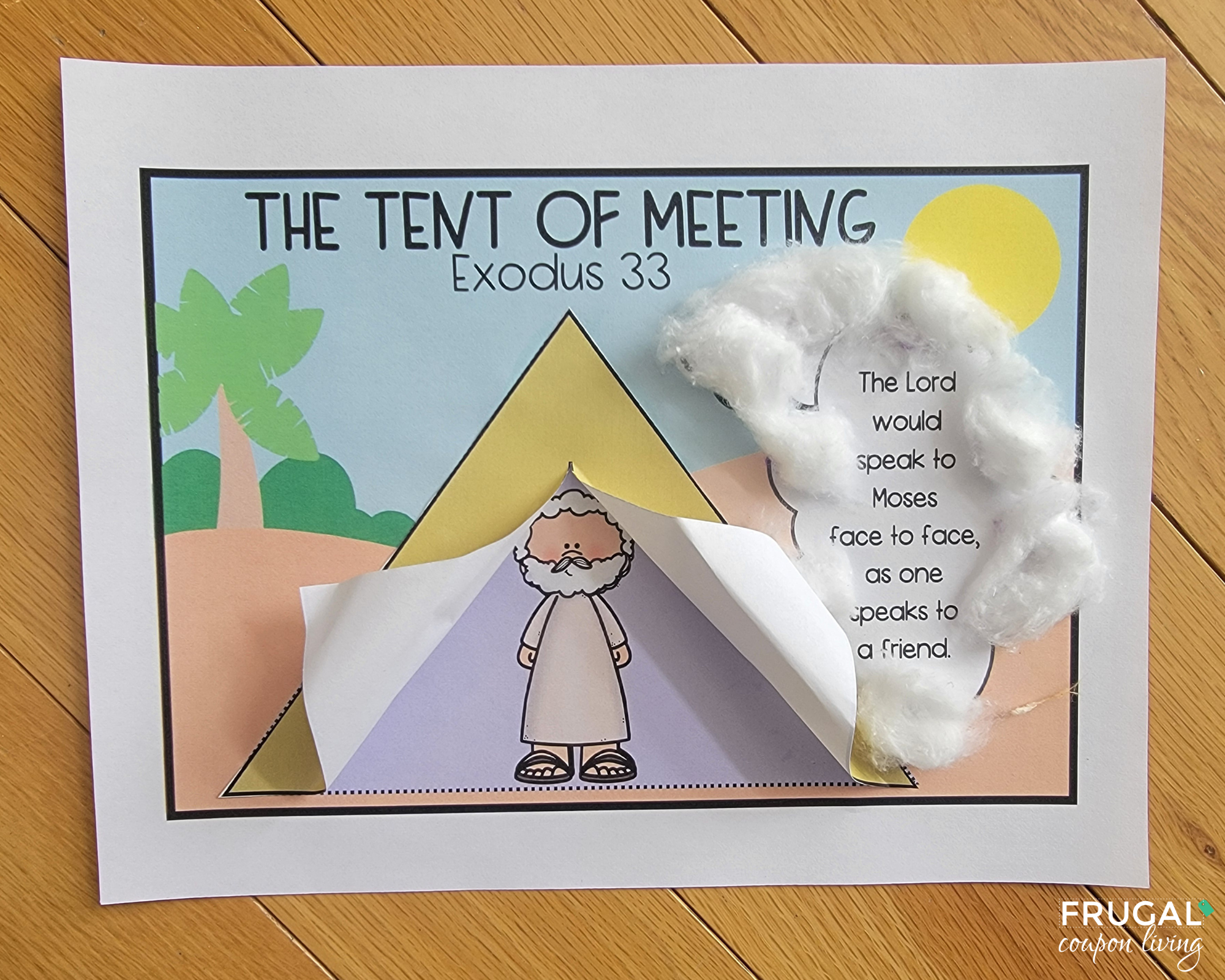 Moses and the Tent of Meeting Craft