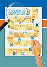 Load image into Gallery viewer, Exodus Bible Scavenger Hunt