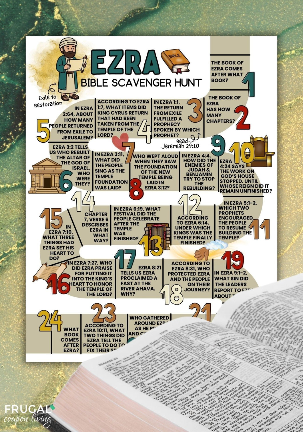 Ezra Bible Scavenger Hunt