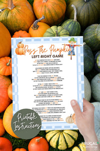 Pass the Pumpkin Fall Game