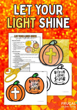 Load image into Gallery viewer, Let Your Light Shine Pumpkin Craft