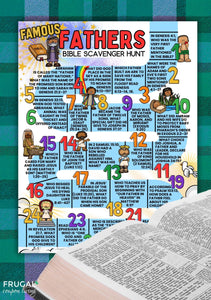 Famous Dads Bible Scavenger Hunt