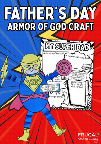 Armor of God Superhero Craft for Dad