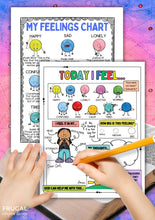Load image into Gallery viewer, Daily Feelings Check-In Worksheet