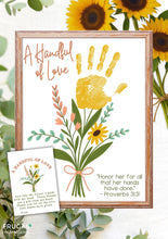 Load image into Gallery viewer, Mother&#39;s Day Handprint Art