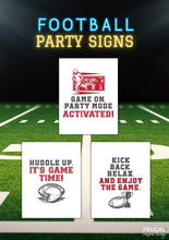 Load image into Gallery viewer, Football Party Games Set |  Charades, Bingo, 5-Second, More
