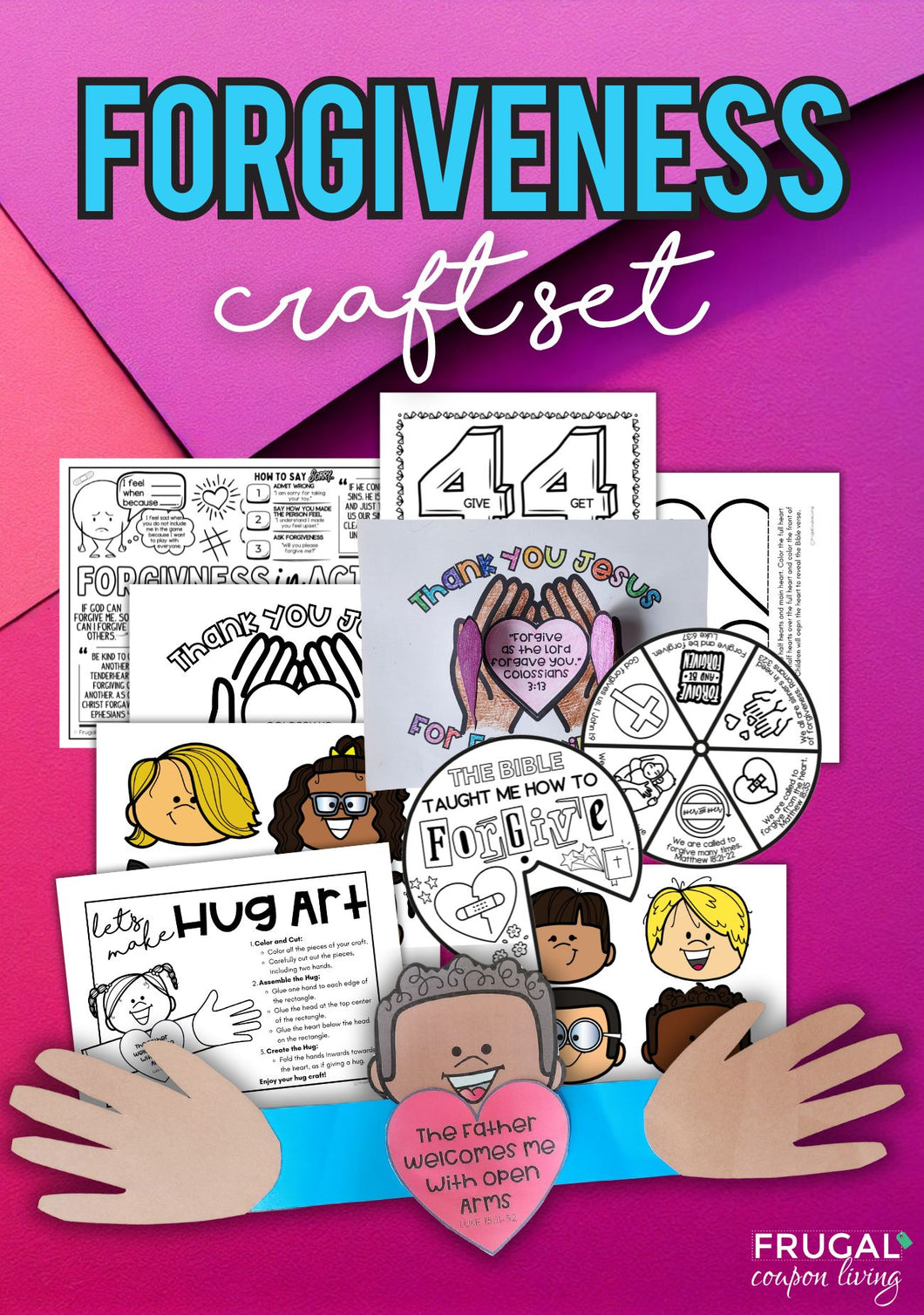 forgiveness-crafts-for-kids-printable-acitvity-set-frugal-coupon-living for Free Printable Bible Study On Forgiveness Forgiveness Crafts for Kids - Printable Acitvity Set – Frugal Coupon Living for Free Printable Bible Study On Forgiveness