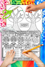 Load image into Gallery viewer, Four Seasons Ecclesiastes 3-D Tree Craft &amp; Mat