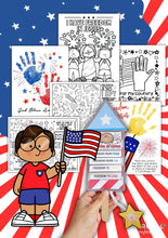 Load image into Gallery viewer, July 4th Coloring Pages Church Activity