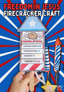 Freedom in Jesus Craft for July 4th