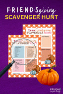 Friendsgiving Game Team Scavenger Hunt for Thanksgiving