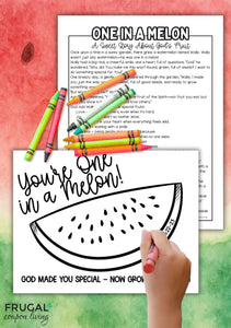 Watermelon Fruits of the Spirit Craft