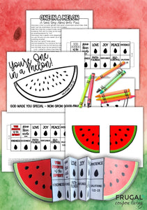 Watermelon Fruits of the Spirit Craft