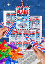 Load image into Gallery viewer, God is Plane Awesome Gift Tag