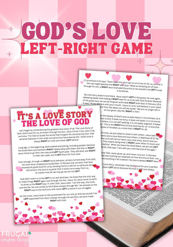 God's Love Left Right Game