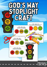 Load image into Gallery viewer, God&#39;s Way Christian Stoplight Craft