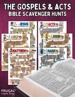 The Gospels & Acts Bible Scavenger Hunt Set
