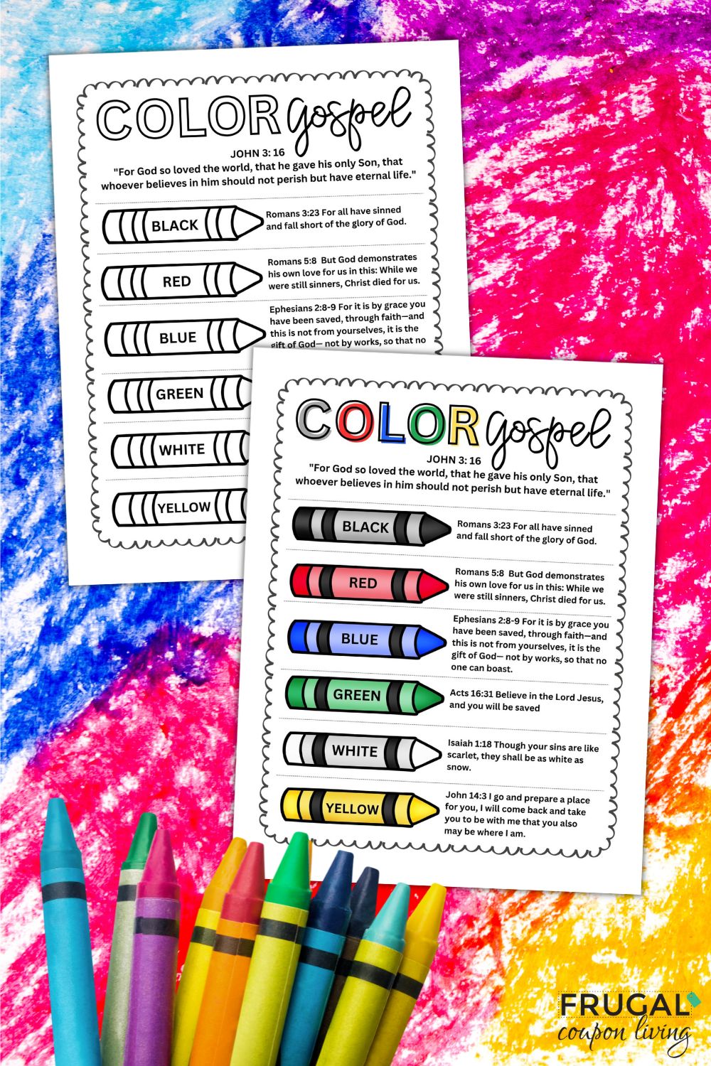 Gospel of Salvation Coloring Page