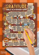 Load image into Gallery viewer, Gratitude Thanksgiving Bible Scavenger Hunt