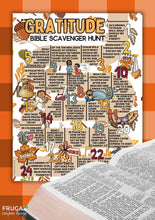 Load image into Gallery viewer, Gratitude Thanksgiving Bible Scavenger Hunt