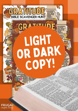 Load image into Gallery viewer, Gratitude Thanksgiving Bible Scavenger Hunt
