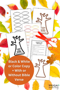 Gratitude Tree Activity Printable