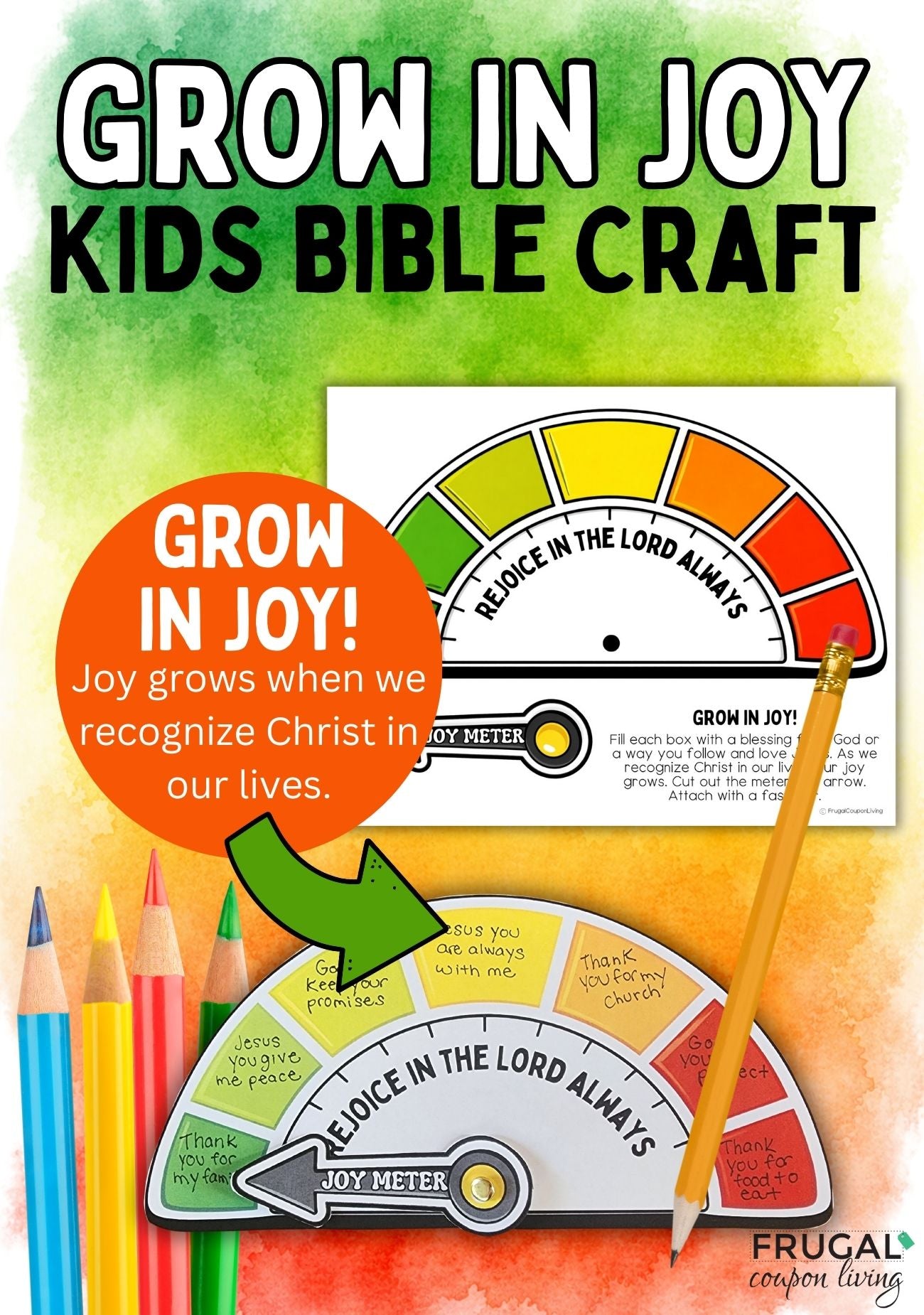 Meter Craft Grow in Joy Meter Bible Craft - Rejoice in the Lord Always! β Frugal ...