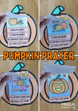Load image into Gallery viewer, Pumpkin Prayer Craft