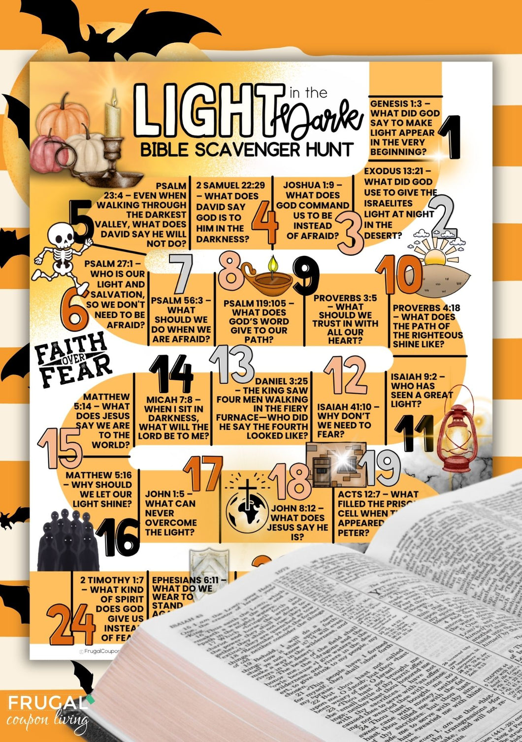Halloween Bible Scavenger Hunt