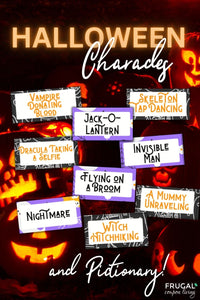 Halloween Charades & Pictionary Words