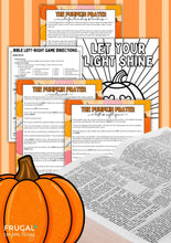 Load image into Gallery viewer, Pumpkin Prayer Left-Right Game