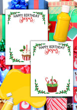 Load image into Gallery viewer, Happy Birthday Jesus Handprint Art