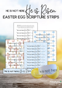 He is Risen Easter Egg Activity