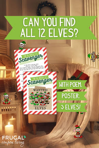 Hidden Elves Treasure Hunt Printable - Find 12 Elves in Your Home ...