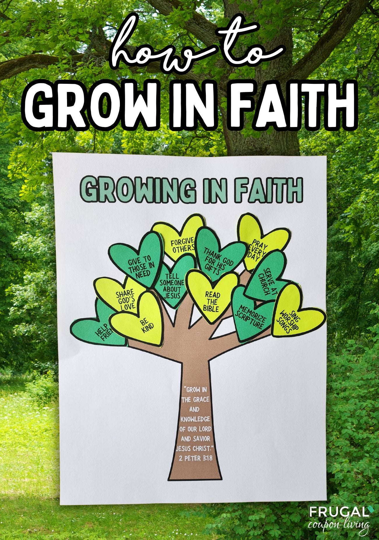 Multi Faith Tree Growing in Faith Tree Craft for Kids – Frugal Coupon Living